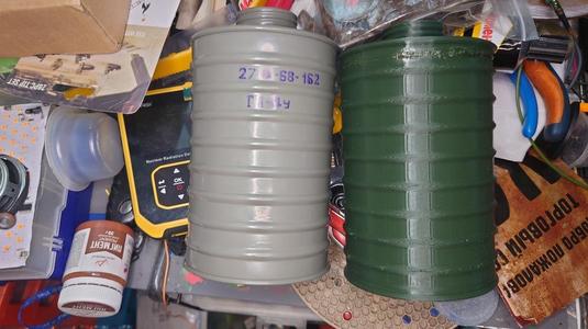 Soviet GP-4u filter GOST 40mm thread (no supports needed)