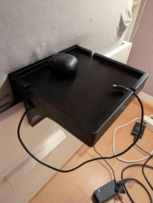 Basic bedside table in two versions