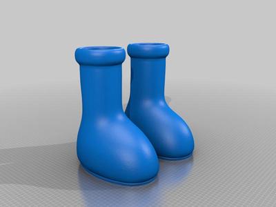 big red boots ( size 7 mens )