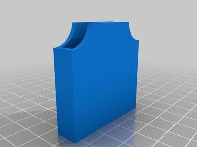 note 4 Parametric Cell Phone Battery holder. #7
