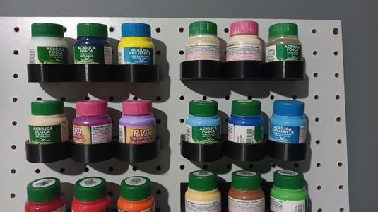 Pegboard Paint Organizer/Holder