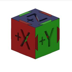 XYZ AXIS Cube