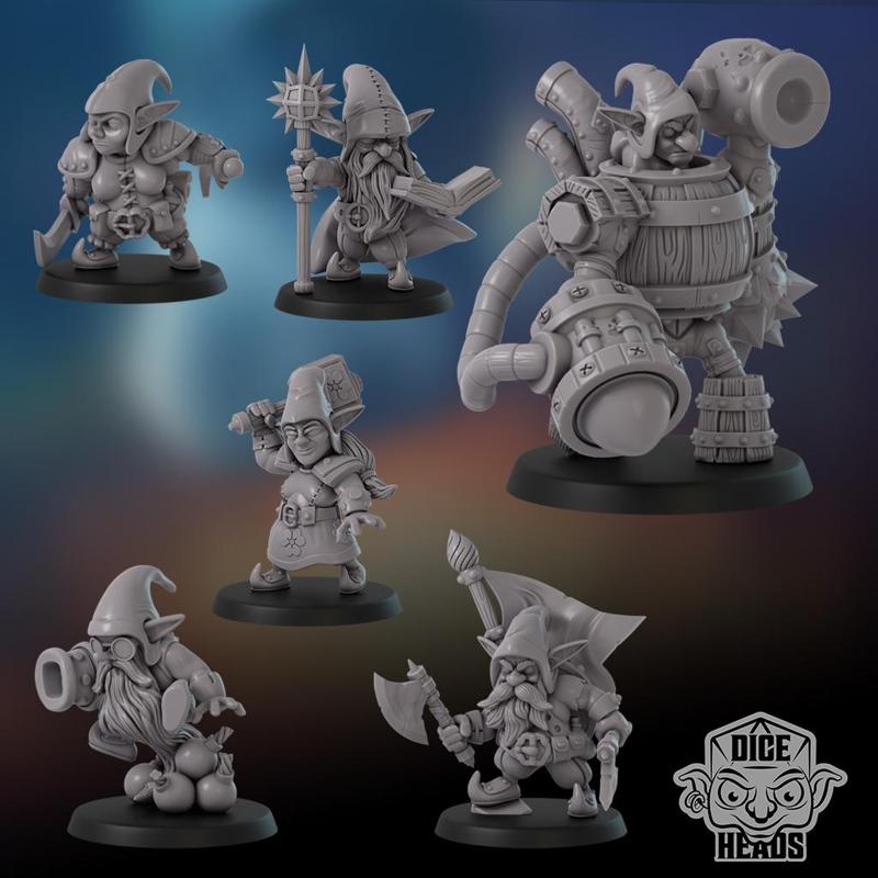 Deep Gnome Warband (Pre-Supported Included)