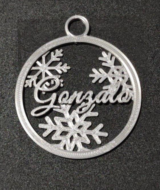 Adorno bola de Navidad - Gonzalo