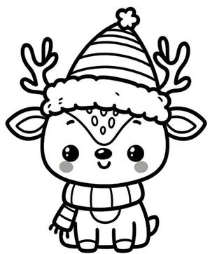 Reindeer cookie cutter