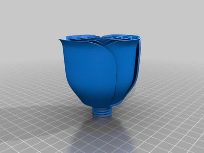 Rose with screw