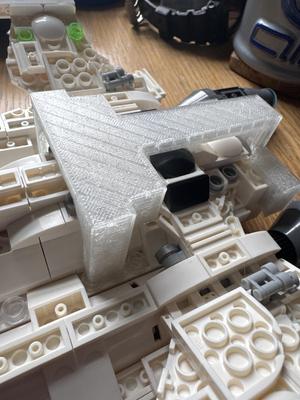 Wall Mount Lego Thunderfighter MOC-48610