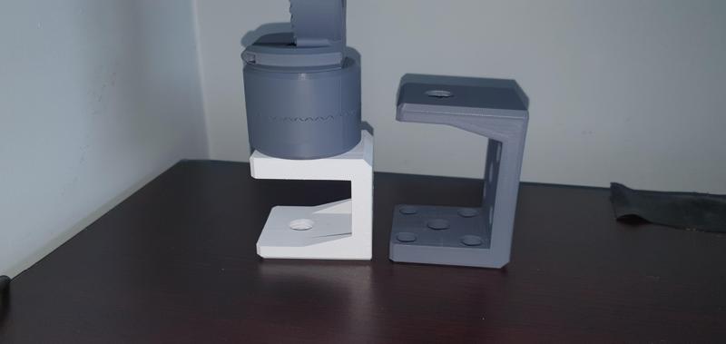 Clamp for a 22mm desk