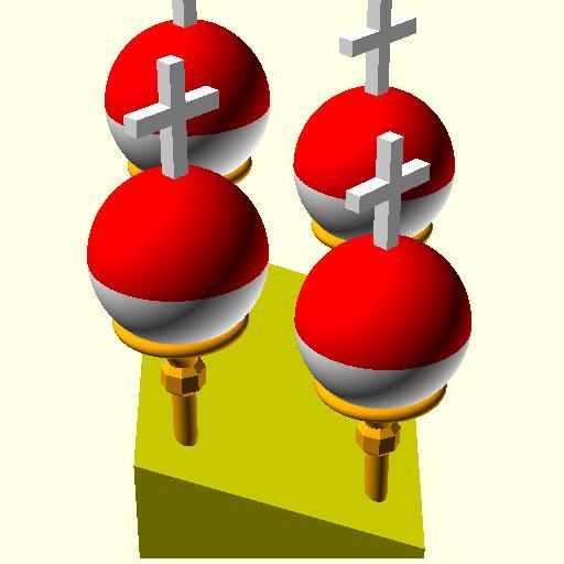 Support pour estourballes (pokeball)