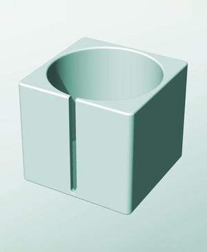 CS162-160-S Stackable slotted component box for creative makers