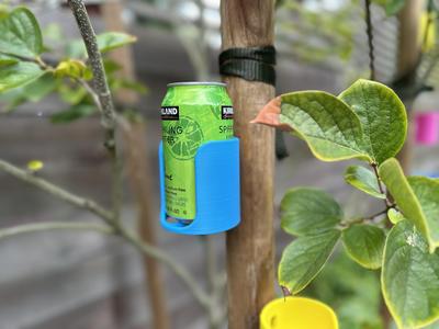 Beer Can / Soda Can Wall Holder - 67mm