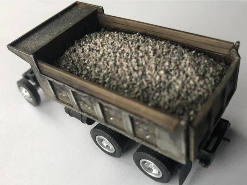 HO scale Dump truck bed