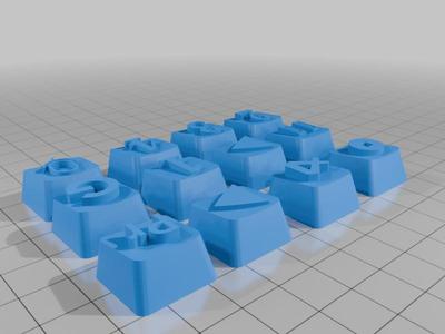 Stream deck keycaps
