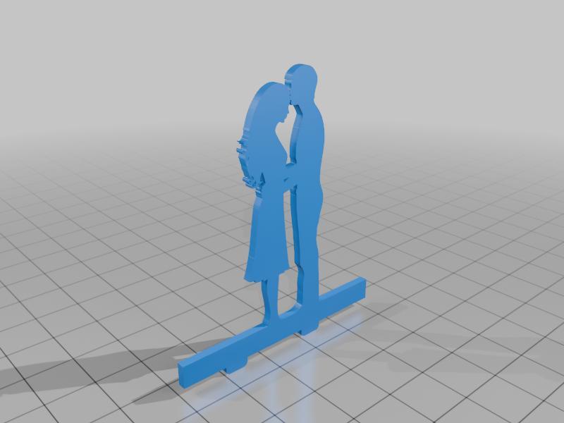 Valentine's Day Decoration – Love in Silhouettes ❤️✨