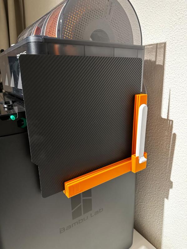 Sidemount P1S AMS Printbed & Bambu Scraper holder