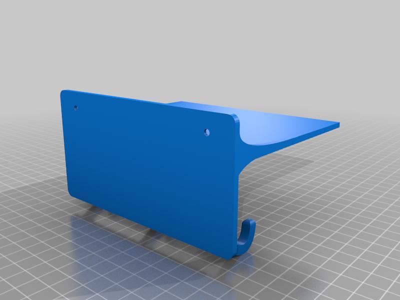 Key hook with tray; 3x hook and bigger tray