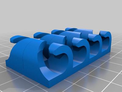 charging cable holder for edge of table or desk