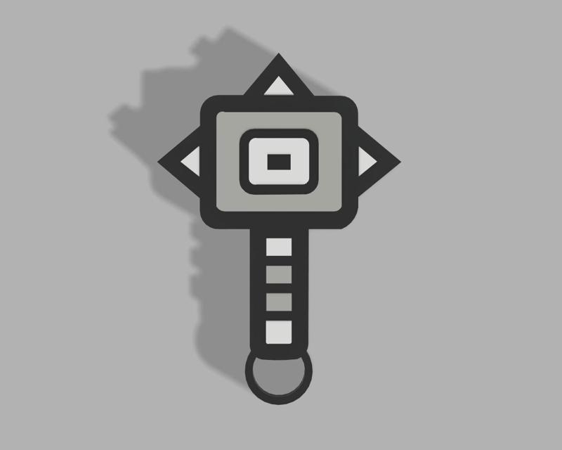 Hammer Keychain || Hammer Keychain (Monster Hunter)