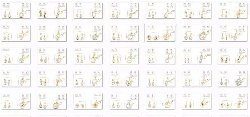 90 Pendant Earrings Set 3dm Stl printable