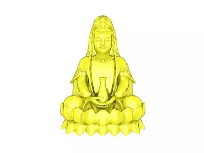 Hollow Buddha Pendant 7620A
