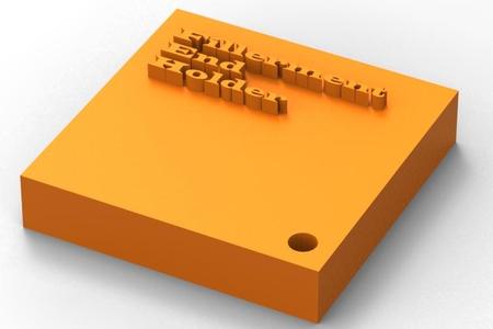 Fillerment end holder