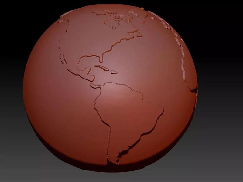 World Map Globe Planet Earth Jewelry Findings