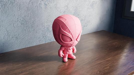 Spiderman Chibi – Stylized Marvel Web-Slinger