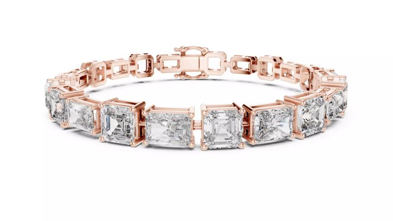 Tennis Bracelet 3dm stl renders Animation video details