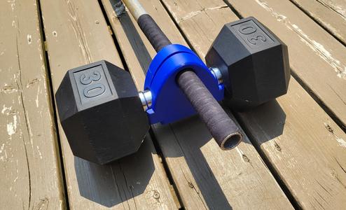 Dumbbell to Barbell Adapter