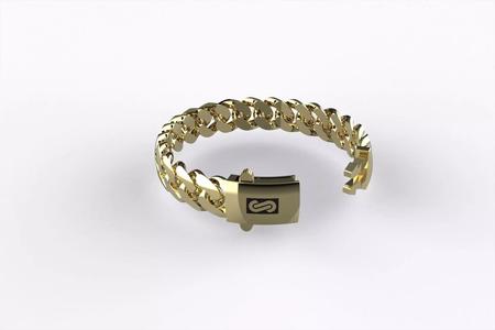 Monaco Hollow Cuban Link Bracelet 11mm
