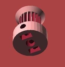 EM-483 or 4mm motor pulley with 18T