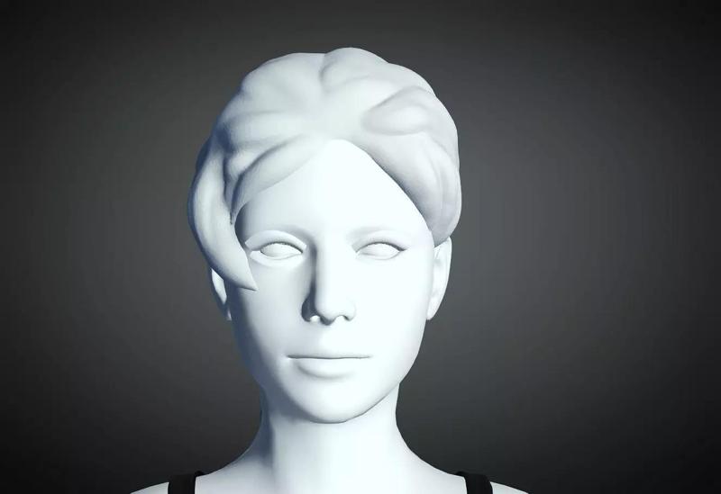 3D Hair style for Female 18 3D model