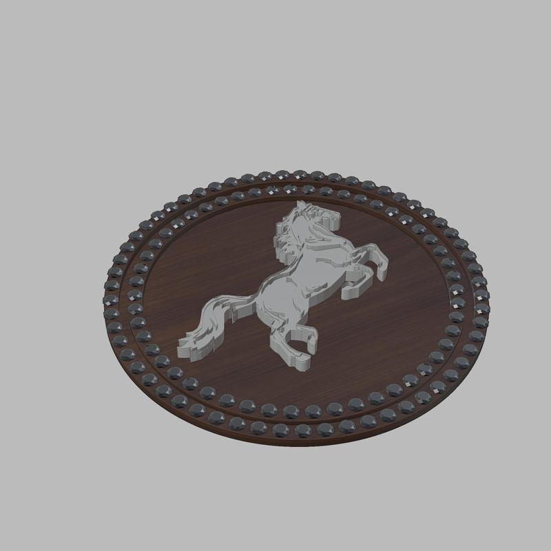 Horse Medallion - Animal Medallion