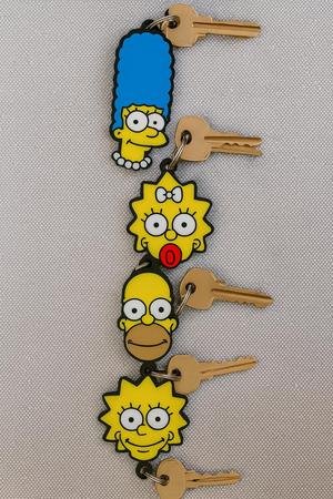 SIMPSON FAMILY KEYCHAIN