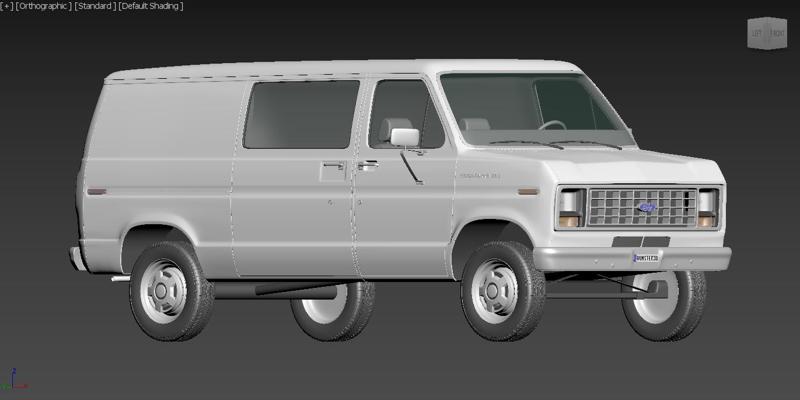 Ford E-Series Econoline Cargo Van 1986