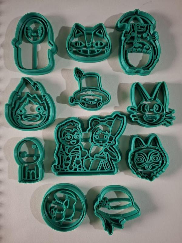 Ghibli characters - cookie cutter