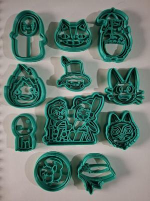 Ghibli characters - cookie cutter