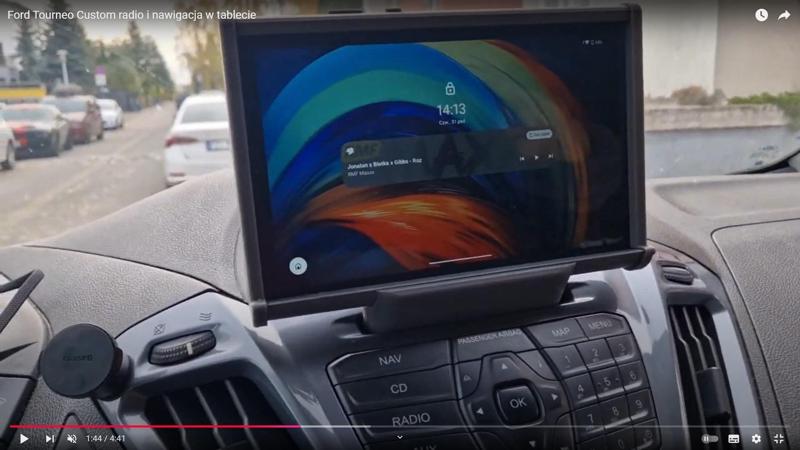 Ford Tourneo Custom I PAD Holder Car Radio