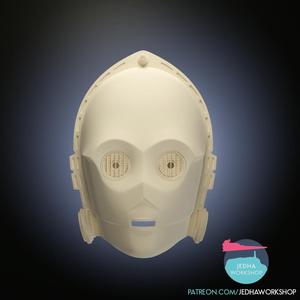 C3PO, K-3PO, U-3PO, TC-14, 0-0-0 Helmet Star Wars