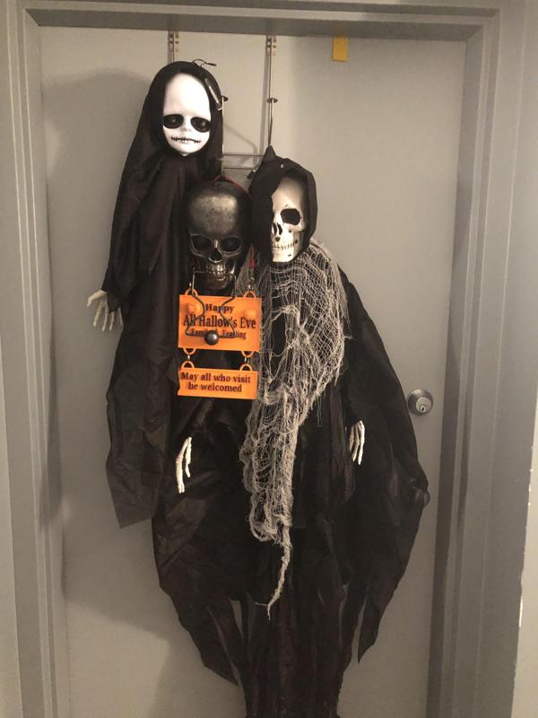 All Hallows Eve Door Sign 2025