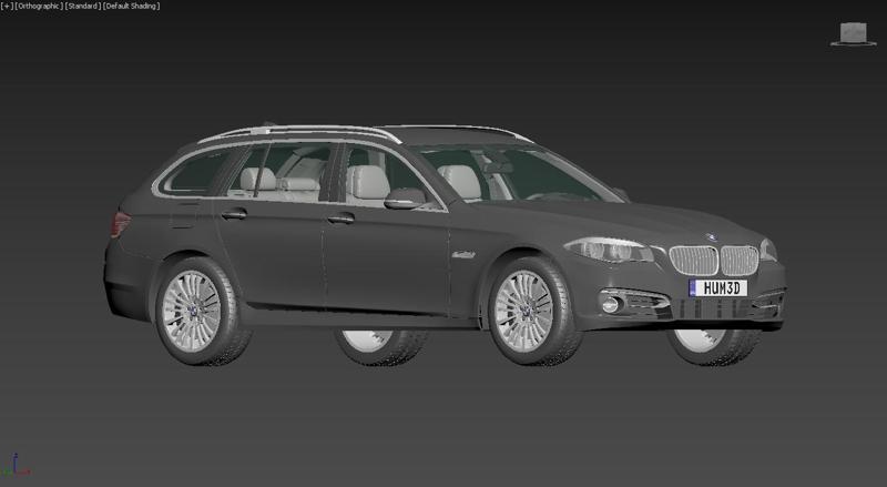 BMW 5-Series F11 Touring 2014 [w/ HQ-Interior]