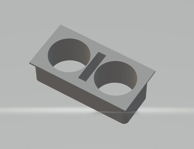 BMW E46 Doesenhalter center console