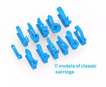 100210 Pack of 11 classic earrings