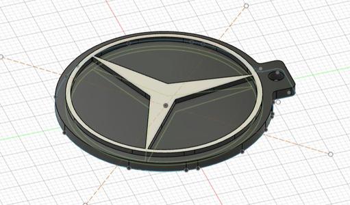 MERCEDES BENZ KEY RING