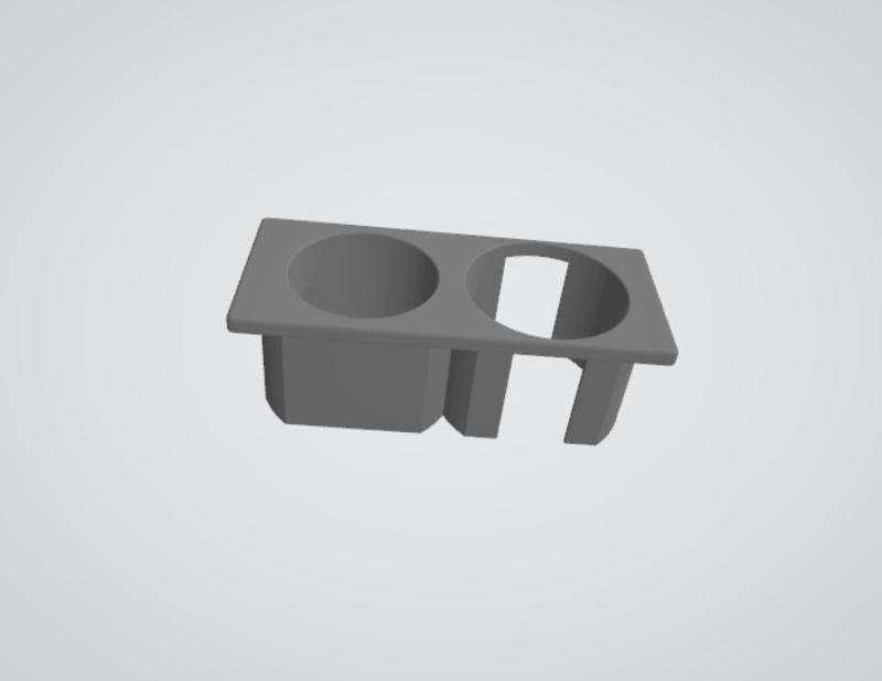 Double CupHolder Center Interior for Bmw E46 3 Series