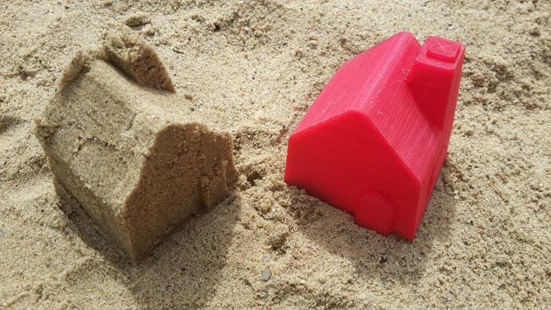 Sand mold: House