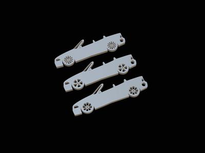 bmw e36 cabrio keychain