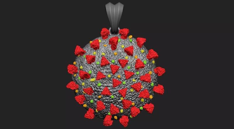 Corona Virus Pendant