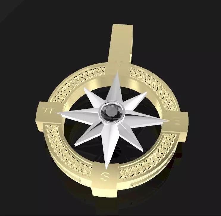 Compass pendant