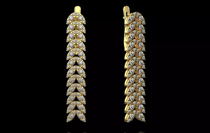 marquise earrings